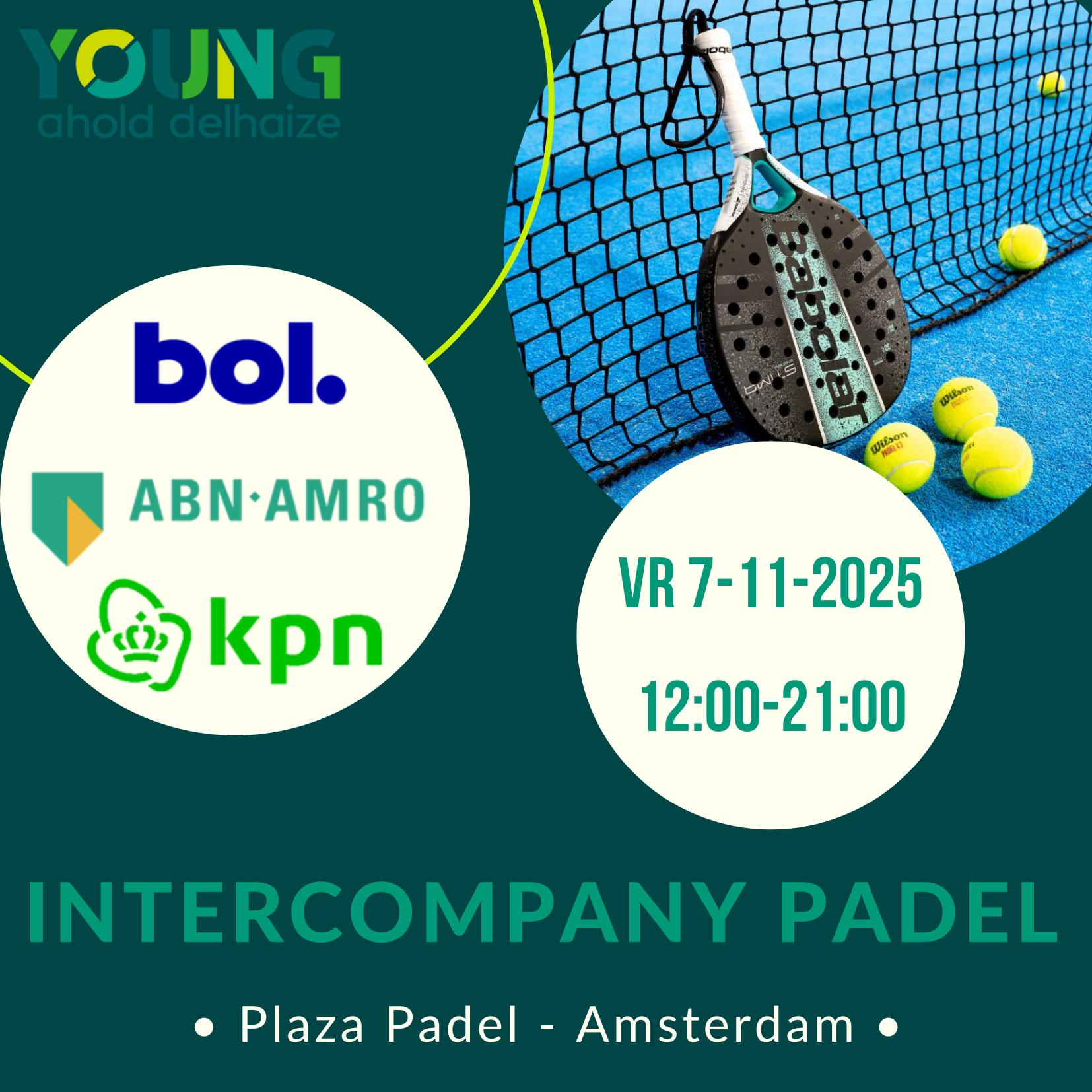 YAD Intercompany padel toernooi picture